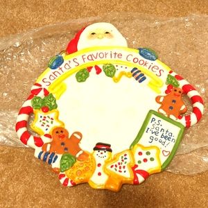 Christmas cookie plate
